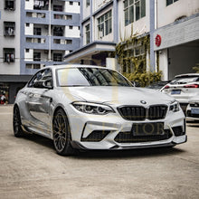 Load image into Gallery viewer, CF Style Pre-Preg Carbon Fibre Front Splitter for BMW F87 M2C 19-22
