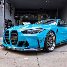 Load image into Gallery viewer, CF Style Pre-Preg Carbon Fibre Front Splitter for BMW G80 M3 G82 G83 M4 21-Present
