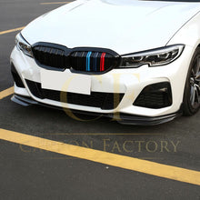 Load image into Gallery viewer, DS Style Pre-Preg Carbon Fibre Front Splitter for BMW G20 G21 G28 3 Series Pre-LCI M Sport 19-22
