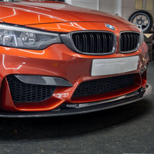Load image into Gallery viewer, GT4 Style Pre-Preg Carbon Fibre Front Splitter for BMW F80 M3 F82 F83 M4 14-20
