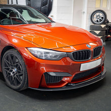 Load image into Gallery viewer, GT4 Style Pre-Preg Carbon Fibre Front Splitter for BMW F80 M3 F82 F83 M4 14-20
