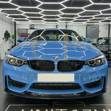 Load image into Gallery viewer, GT4 Style Pre-Preg Carbon Fibre Front Splitter for BMW F80 M3 F82 F83 M4 14-20
