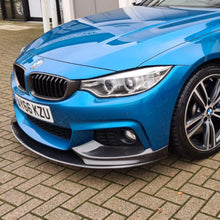 Load image into Gallery viewer, MP Style Pre-Preg Carbon Fibre Front Splitter Covers for BMW F32 F33 F36 4 Series 14-20
