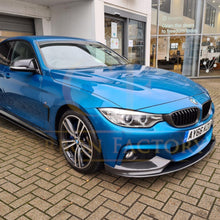 Load image into Gallery viewer, MP Style Pre-Preg Carbon Fibre Front Splitter Covers for BMW F32 F33 F36 4 Series 14-20
