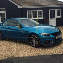Load image into Gallery viewer, MP Style Pre-Preg Carbon Fibre Front Splitter Covers for BMW F32 F33 F36 4 Series 14-20

