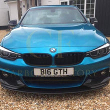 Load image into Gallery viewer, MP Style Pre-Preg Carbon Fibre Front Splitter Covers for BMW F32 F33 F36 4 Series 14-20
