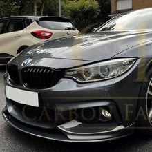 Load image into Gallery viewer, MP Style Pre-Preg Carbon Fibre Front Splitter Covers for BMW F32 F33 F36 4 Series 14-20
