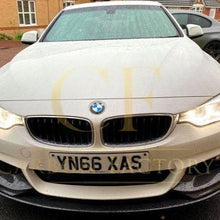 Load image into Gallery viewer, MP Style Pre-Preg Carbon Fibre Front Splitter Covers for BMW F32 F33 F36 4 Series 14-20
