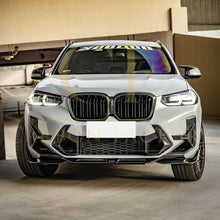 Load image into Gallery viewer, SQ Style Pre-Preg Carbon Fibre Front Splitter for BMW F97 X3M F98 X4M LCI 22-26
