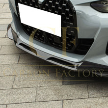 Load image into Gallery viewer, SQ Style Pre-Preg Carbon Fibre Front Splitter for BMW G26 4 Series Gran Coupe i4 21-24
