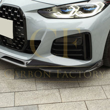 Load image into Gallery viewer, SQ Style Pre-Preg Carbon Fibre Front Splitter for BMW G26 4 Series Gran Coupe i4 21-24
