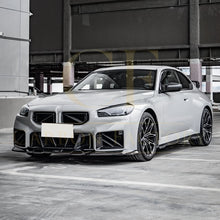 Load image into Gallery viewer, SQ Style Pre-Preg Carbon Fibre Front Splitter for BMW G87 M2 23-Present
