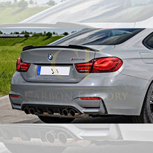 Load image into Gallery viewer, CS Style Pre-Preg Carbon Fibre Boot Spoiler for BMW F82 M4 Coupe 14-20
