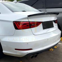 Load image into Gallery viewer, DS Style Pre-Preg Carbon Fibre Boot Spoiler for Audi A3 S3 RS3 Saloon 13-20
