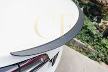 Load image into Gallery viewer, OEM Style Pre-Preg Matt Carbon Fibre Boot Spoiler for Tesla Model 3 16-23
