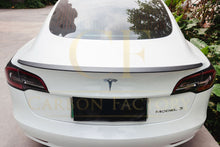 Load image into Gallery viewer, OEM Style Pre-Preg Matt Carbon Fibre Boot Spoiler for Tesla Model 3 16-23
