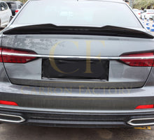 Load image into Gallery viewer, PSM Style Pre-Preg Carbon Fibre Boot Spoiler for Audi C8 A6 S6 19-24

