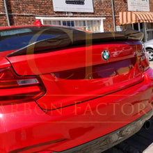 Load image into Gallery viewer, PSM Style Pre-Preg Carbon Fibre Boot Spoiler for BMW 2 Series F22 F87 M2 13-21

