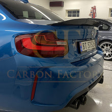 Load image into Gallery viewer, PSM Style Pre-Preg Carbon Fibre Boot Spoiler for BMW 2 Series F22 F87 M2 13-21
