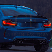 Load image into Gallery viewer, PSM Style Pre-Preg Carbon Fibre Boot Spoiler for BMW 2 Series F22 F87 M2 13-21
