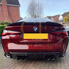 Load image into Gallery viewer, PSM Style Pre-Preg Carbon Fibre Boot Spoiler for BMW G82 M4 G22 4 Series 20-Present

