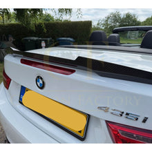 Load image into Gallery viewer, V Style Pre-Preg Carbon Fibre Boot Spoiler for BMW 4 Series F33 Convertible inc F83 M4 14-20
