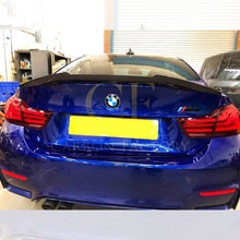 Load image into Gallery viewer, V Style Pre-Preg Carbon Fibre Boot Spoiler for BMW F82 M4 Coupe 14-20
