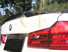 Load image into Gallery viewer, V Style Pre-Preg Carbon Fibre Boot Spoiler for BMW G30 5 Series F90 M5 17-23
