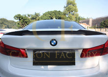 Load image into Gallery viewer, V Style Pre-Preg Carbon Fibre Boot Spoiler for BMW G30 5 Series F90 M5 17-23
