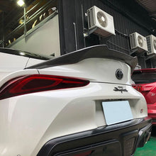Load image into Gallery viewer, V Style Pre-Preg Carbon Fibre Rear Spoiler for Toyota A90 Supra 19-Present
