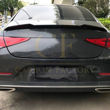 Load image into Gallery viewer, X Style Pre-Preg Carbon Fibre Boot Spoiler for Mercedes Benz C257 CLS Saloon 20-Present
