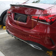 Load image into Gallery viewer, X Style Pre-Preg Carbon Fibre Boot Spoiler for Mercedes Benz W177 A Class Saloon 18-Present
