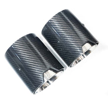 Load image into Gallery viewer, BMW F40/F44 135i &amp; 235i CARBON FIBRE EXHAUST TIPS - CHROME (SET OF 2)
