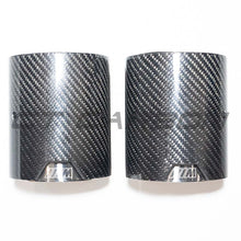 Load image into Gallery viewer, BMW F40/F44 135i &amp; 235i CARBON FIBRE EXHAUST TIPS - CHROME (SET OF 2)
