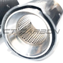 Load image into Gallery viewer, BMW F40/F44 135i &amp; 235i CARBON FIBRE EXHAUST TIPS - CHROME (SET OF 2)
