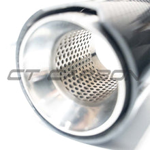 Load image into Gallery viewer, BMW F40/F44 135i &amp; 235i CARBON FIBRE EXHAUST TIPS - CHROME (SET OF 2)
