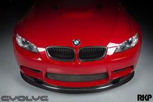 Load image into Gallery viewer, BMW M3 E90 E92 E93 (E9X) RKP Carbon Fibre Clubsport Shorty Front Lip Splitter with Brake Cooling Ducts | Dry Carbon Front Bumper Spoiler
