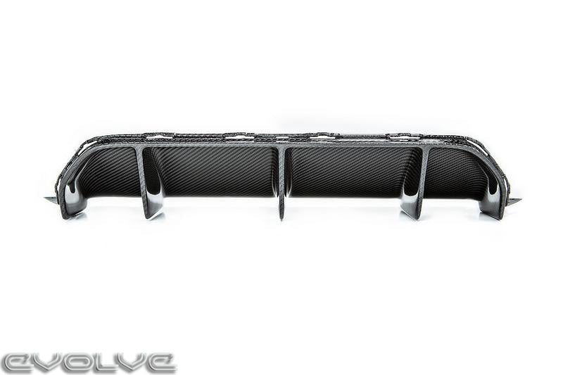 RKP Carbon Fibre Rear Diffuser for BMW 5 Series F90 M5 | 2x2 Twill, Gloss Clear-Coated, Made in USA