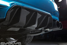 Load image into Gallery viewer, RKP Carbon Fibre Rear Diffuser for BMW 5 Series F90 M5 | 2x2 Twill, Gloss Clear-Coated, Made in USA
