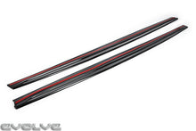 Load image into Gallery viewer, RKP Composites Carbon Fibre Side Skirts for BMW 3 Series F80 M3 (2014-2018) - Direct-Fit Side Skirt Extensions/Side Blades, 2x2 Twill, Vacuum Infused, Pair, Made in USA
