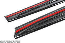 Load image into Gallery viewer, RKP Composites Carbon Fibre Side Skirts for BMW 3 Series F80 M3 (2014-2018) - Direct-Fit Side Skirt Extensions/Side Blades, 2x2 Twill, Vacuum Infused, Pair, Made in USA
