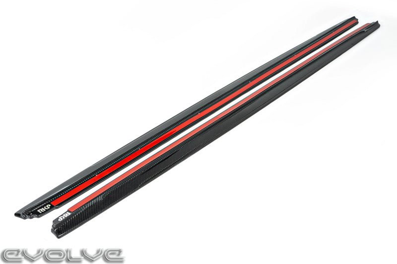 RKP Composites Carbon Fibre Side Skirts for BMW 5 Series F90 M5/M5 Competition - OEM+ Side Skirt Extensions, 2x2 Weave, Vacuum Infused (Pair)