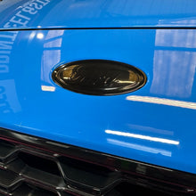 Load image into Gallery viewer, Oval Badge Vinyl Wrap Covers (Pair) + Steering wheel
