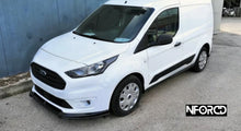Load image into Gallery viewer, Ford Transit Connect Front Splitter 2019-2021 FL Facelift - Gloss Black ABS Front Bumper Lip Spoiler Lower Valance - OEM Plus Style - UK Made - Fixing Bolts Included

