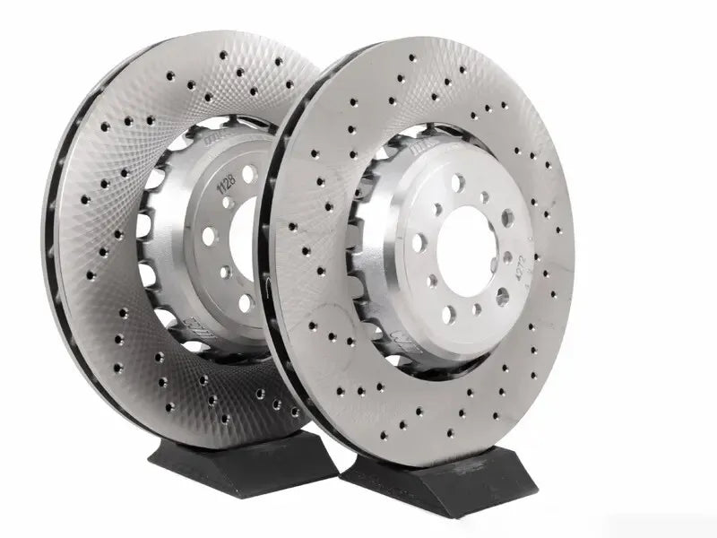 Genuine BMW F80 F82 F83 F87 Front Left / Nearside Front (NSF) 380mm x 30mm Ventilated Brake Disc - M2, M2 Competition, M3, M4 - For M Sport Blue Calipers - OEM Rotor - Part 34112284809