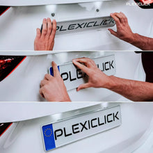 Load image into Gallery viewer, PlexiClick® - Invisible Number Plate Holder Clip
