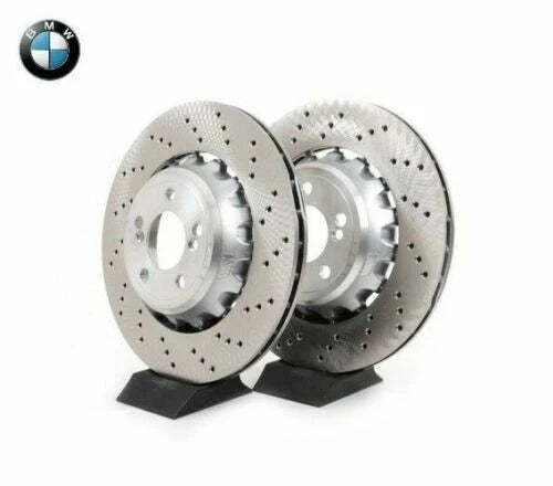 Genuine BMW Front Right 380x30mm Ventilated Brake Disc/Rotor - F80 M3, F82/F83 M4, F87 M2 & M2 Competition (Offside Front OSF RH) OEM 34112284810 - Fits M Sport Blue Calipers