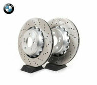 Genuine BMW Front Right 380x30mm Ventilated Brake Disc/Rotor - F80 M3, F82/F83 M4, F87 M2 & M2 Competition (Offside Front OSF RH) OEM 34112284810 - Fits M Sport Blue Calipers