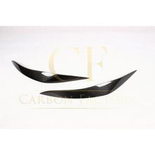 Load image into Gallery viewer, Carbon Fibre Headlight Cover Trims for BMW F10 5 Series 10-17
