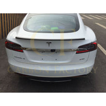 Load image into Gallery viewer, Performance Style Matt Carbon Fibre Boot Spoiler for Tesla Model S 13-Present
